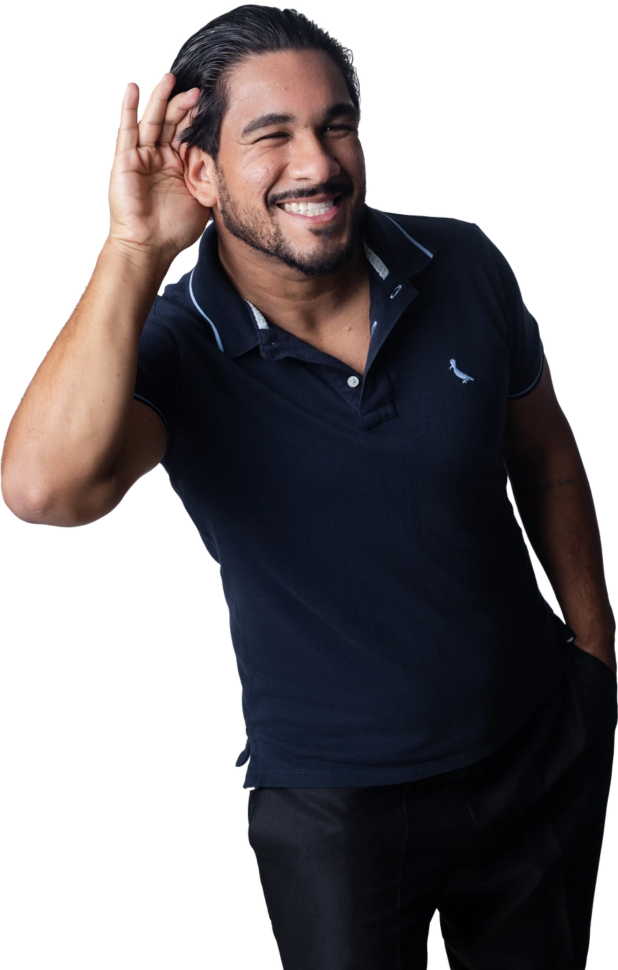 Matheus Coelho, no gesto de escuta ativa